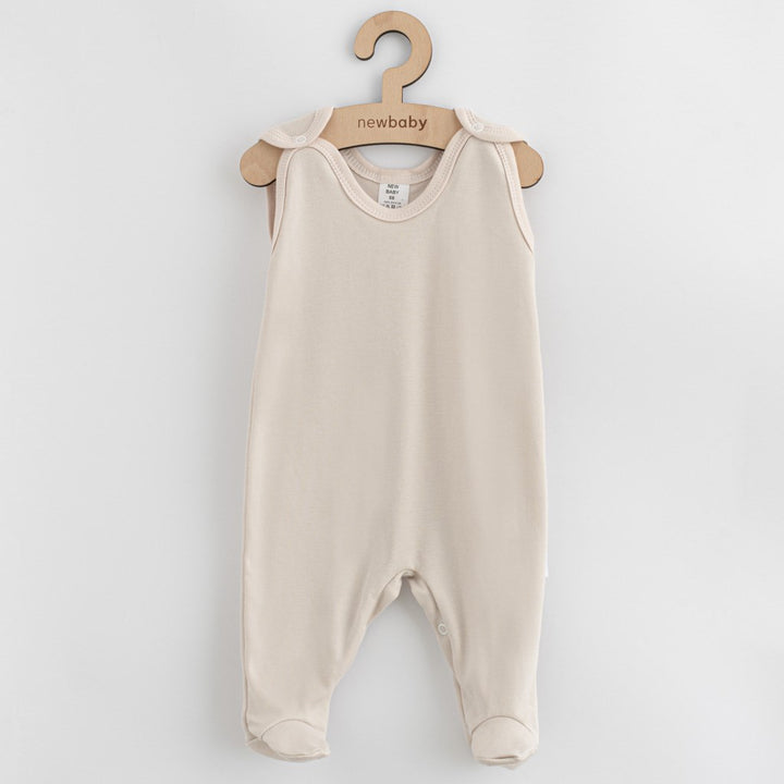 Babyrompertje New Baby Casually dressed beige, maat 80 (9-12 mnd)