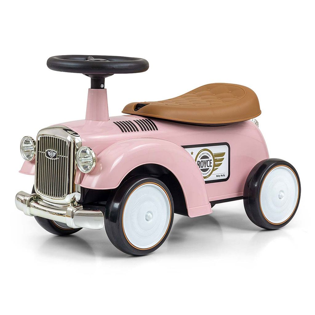 Loopauto met geluid Milly Mally Royce roze