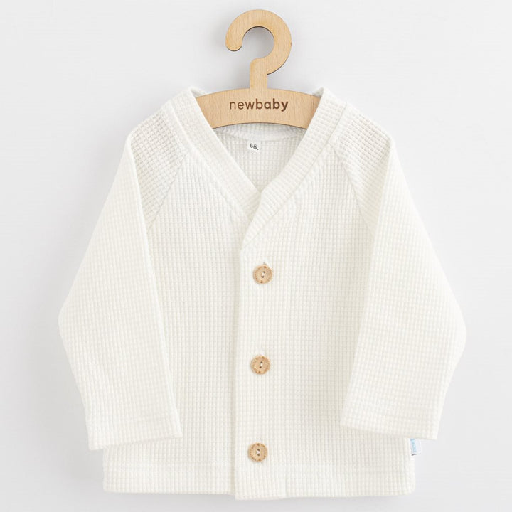 New Baby Luxury kleding Oliver wit, maat 56 (0-3 mnd)