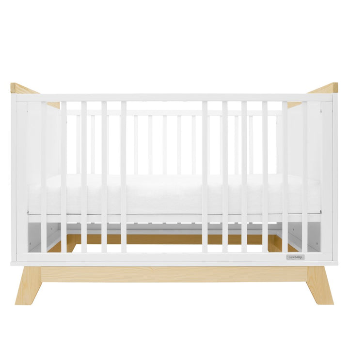 New Baby MARCUS ledikant 120x60 met bankfunctie – wit/naturel – afbeelding 4