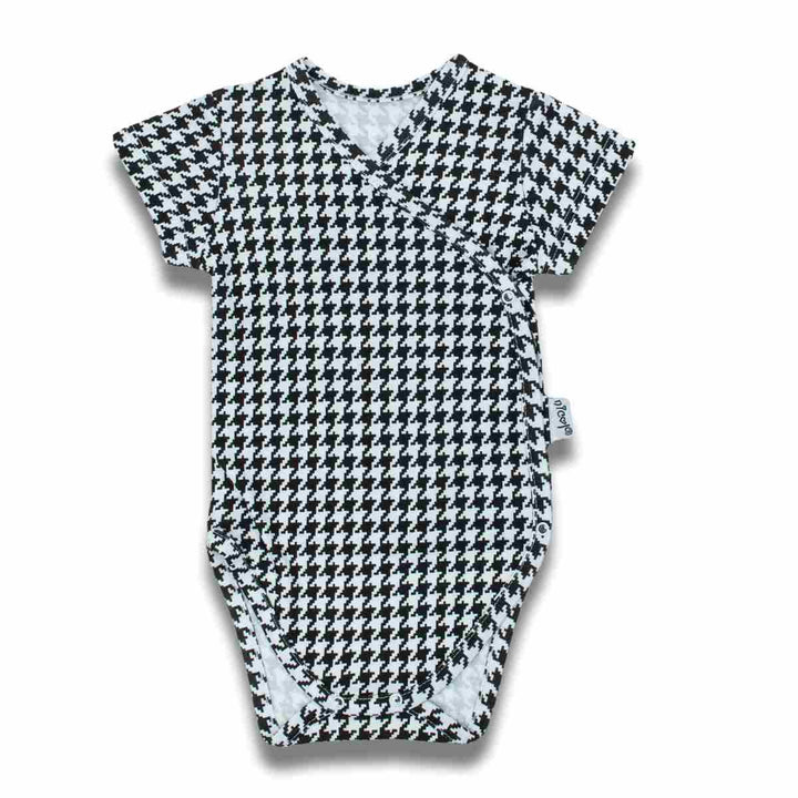 Katoenen baby body met zijsluiting korte mouwen Nicol Viki, maat 62 (3-6 mnd)