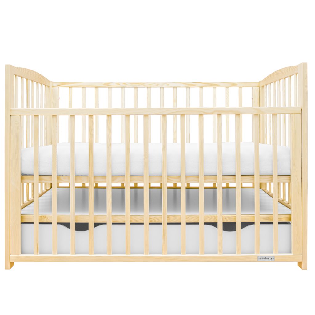 New Baby LILLY ledikant 120x60 met lade en neerklapbare zijkant – naturel – afbeelding 4