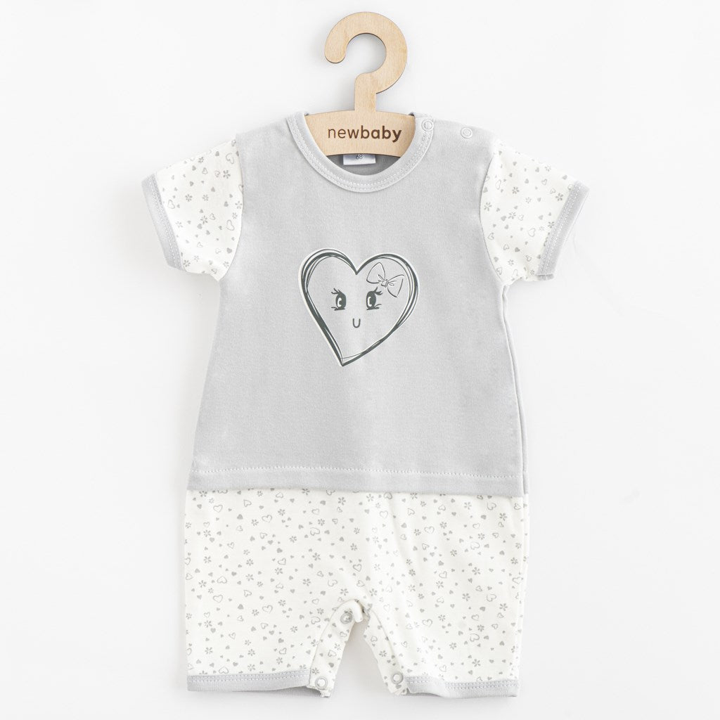 Katoenen zomerboxpak New Baby Hearts, maat 68 (4-6 mnd)