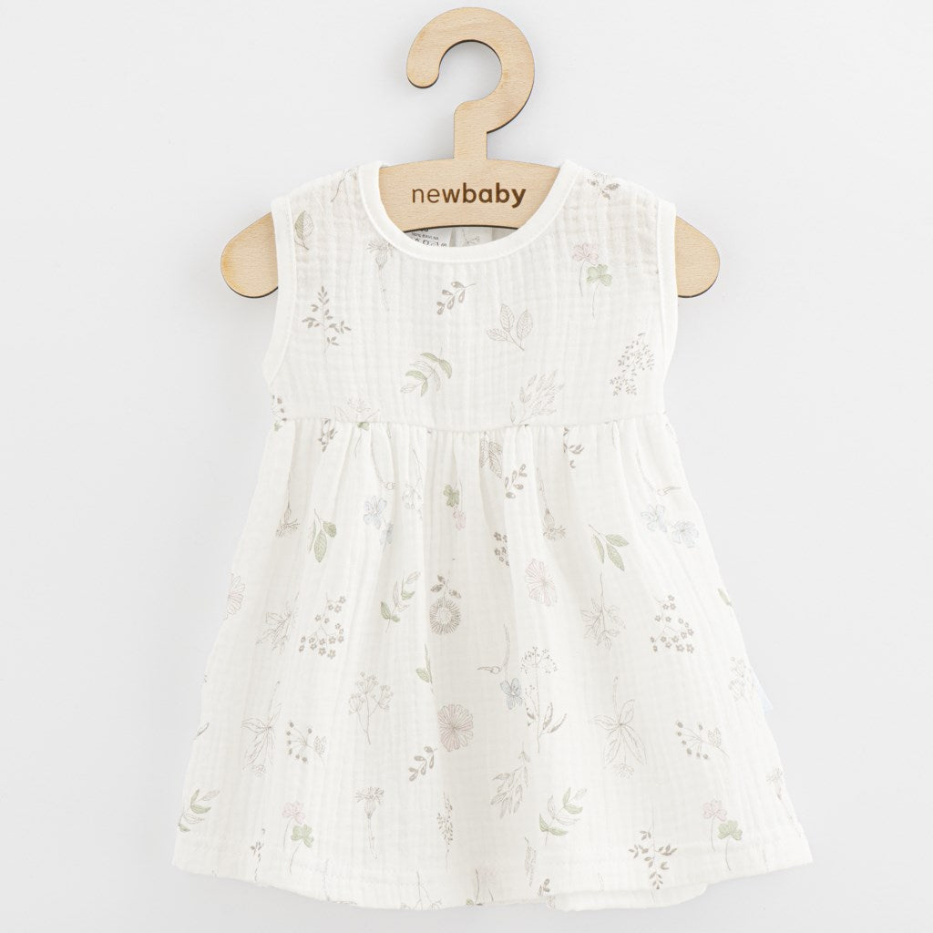 Mousseline babyjurk New Baby Zoe, maat 62 (3-6 mnd)