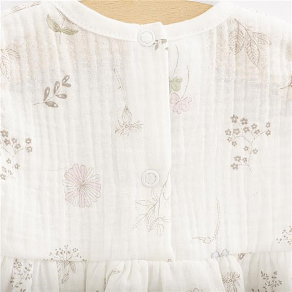 Mousseline babyjurk New Baby Zoe, maat 62 (3-6 mnd)