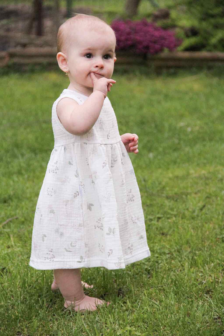 Mousseline babyjurk New Baby Zoe, maat 62 (3-6 mnd)