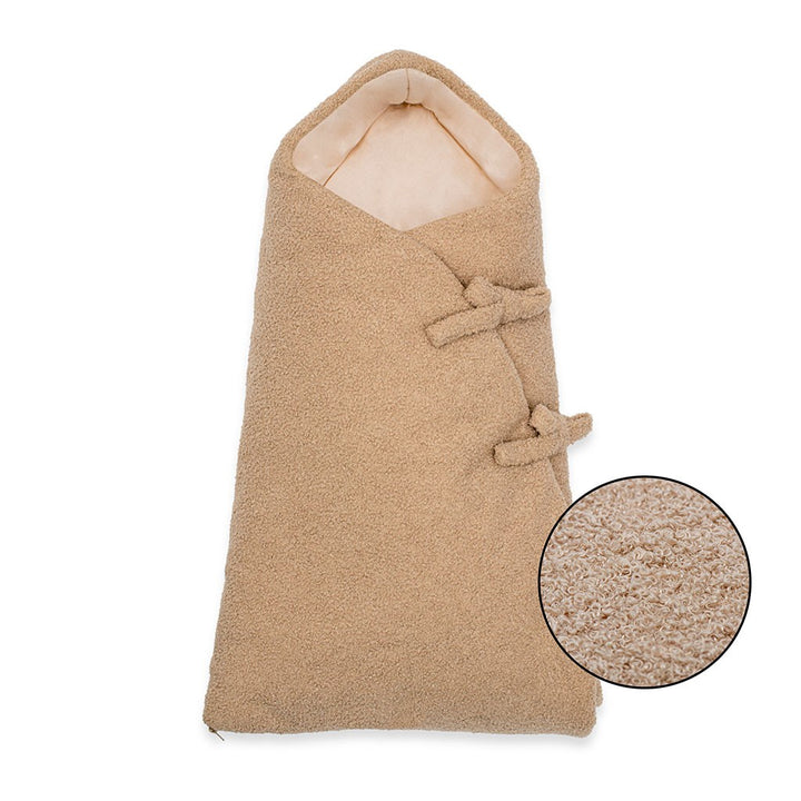 Inbakerdoek, slaapzak New Baby Teddy beige, maat 55x40 cm