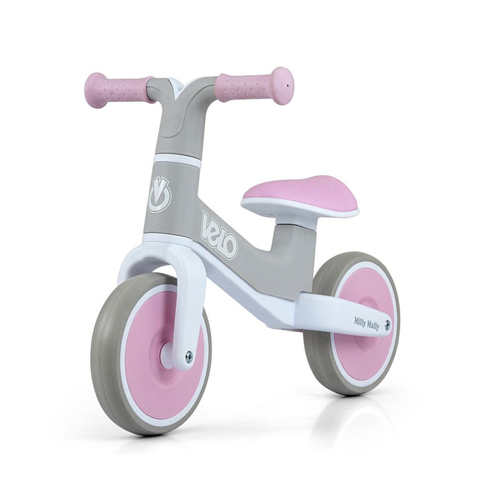 Milly Mally Velo roze kinderloopfiets