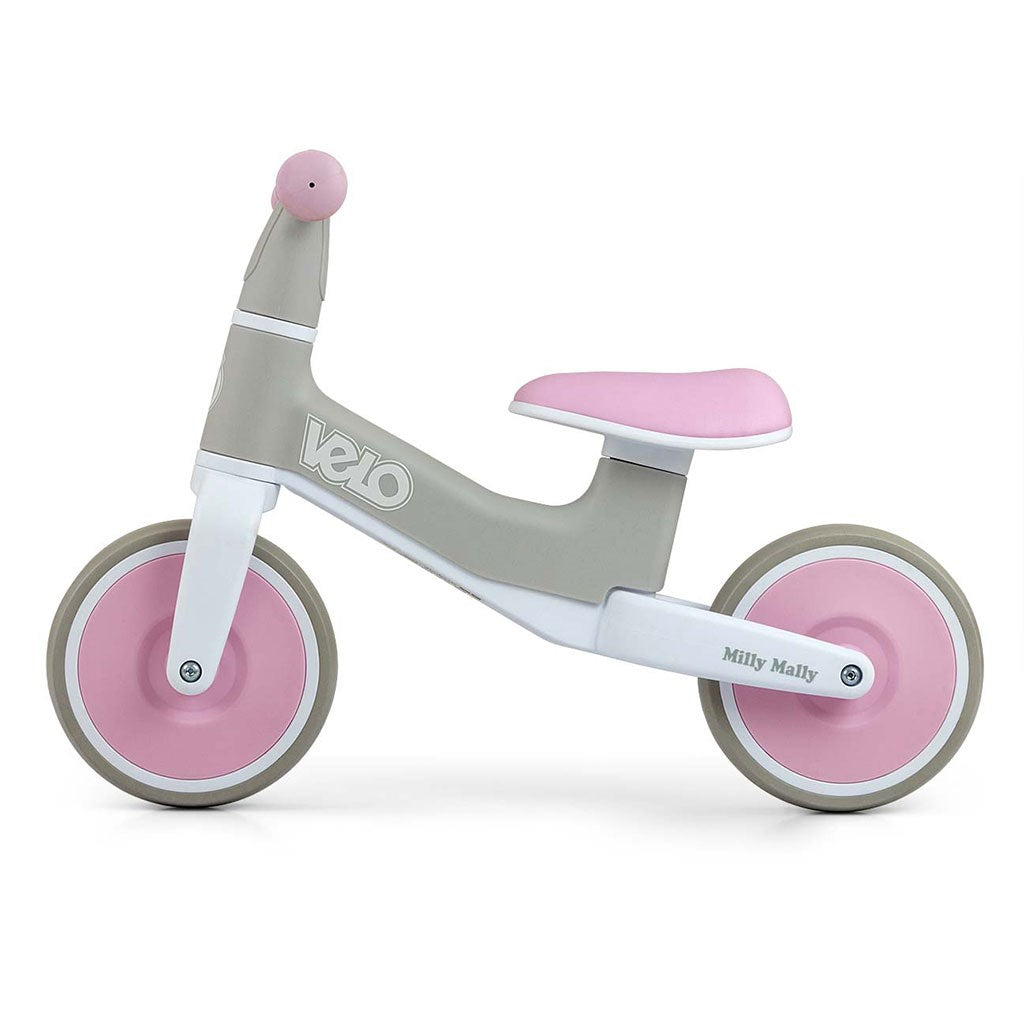Milly Mally Velo roze kinderloopfiets