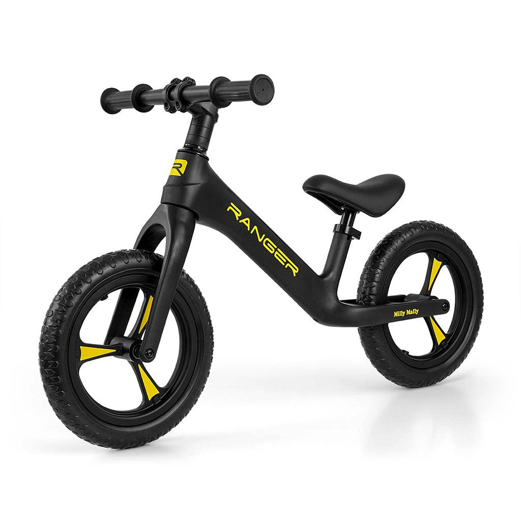 Milly Mally Ranger zwart kinderloopfiets