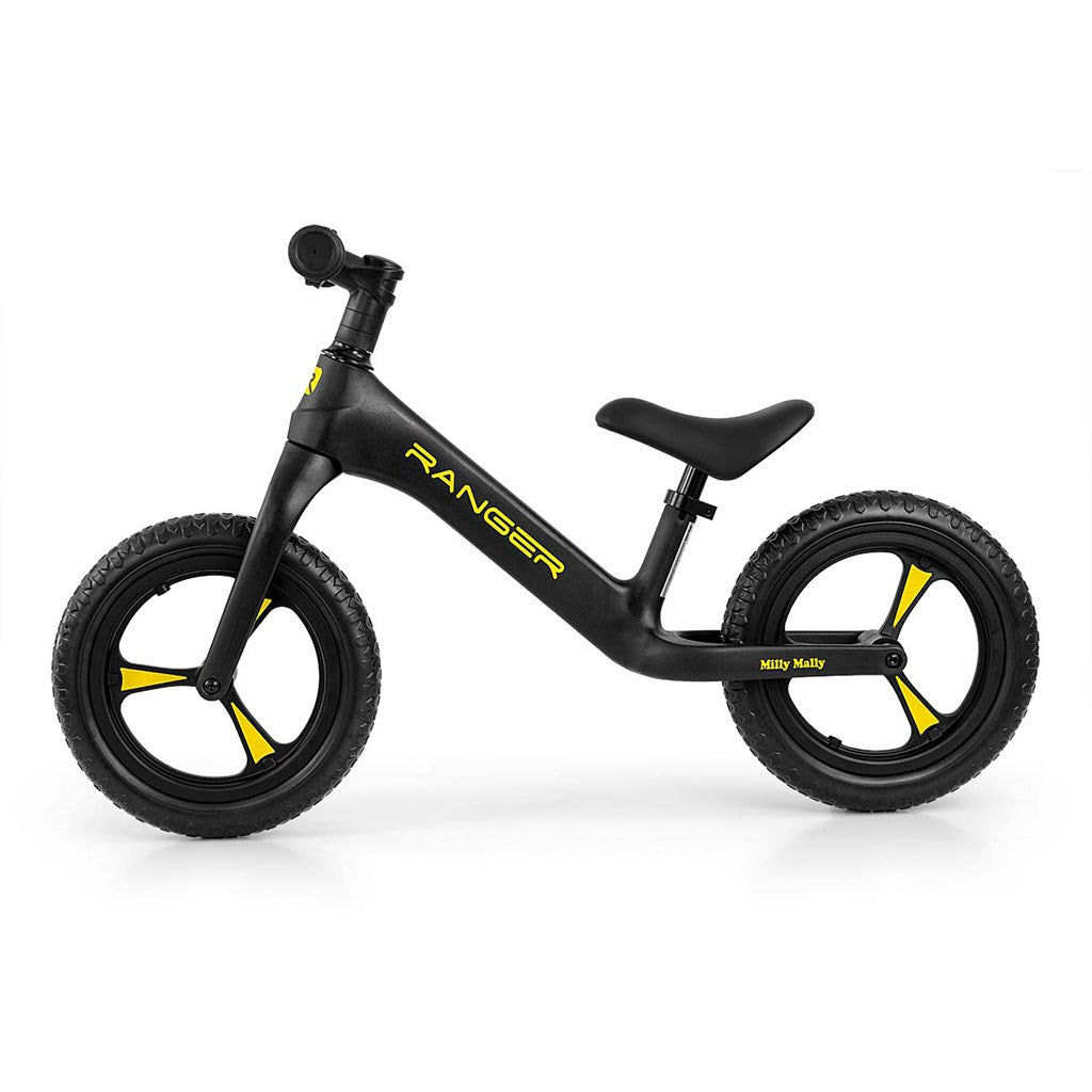 Milly Mally Ranger zwart kinderloopfiets