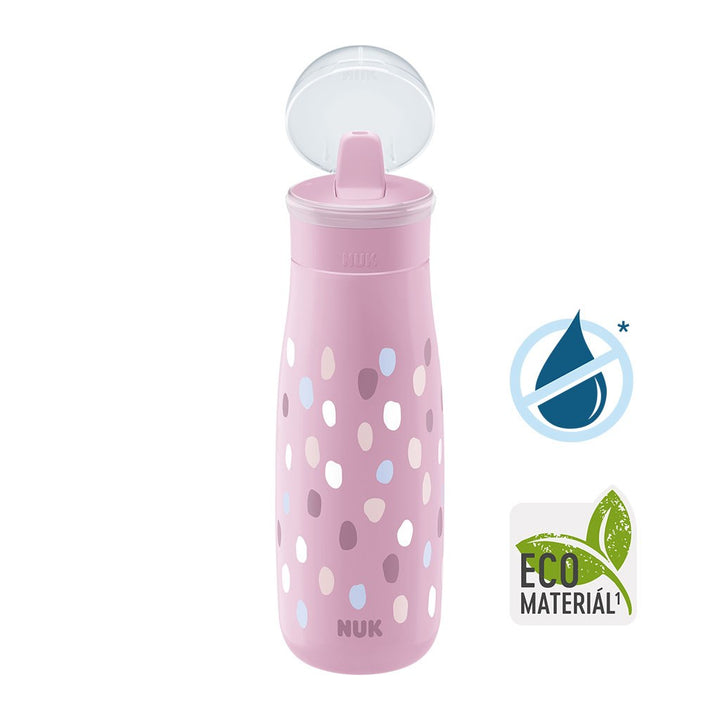 NUK Mini-Me Flip 2-in-1 babyfles, 450 ml roze