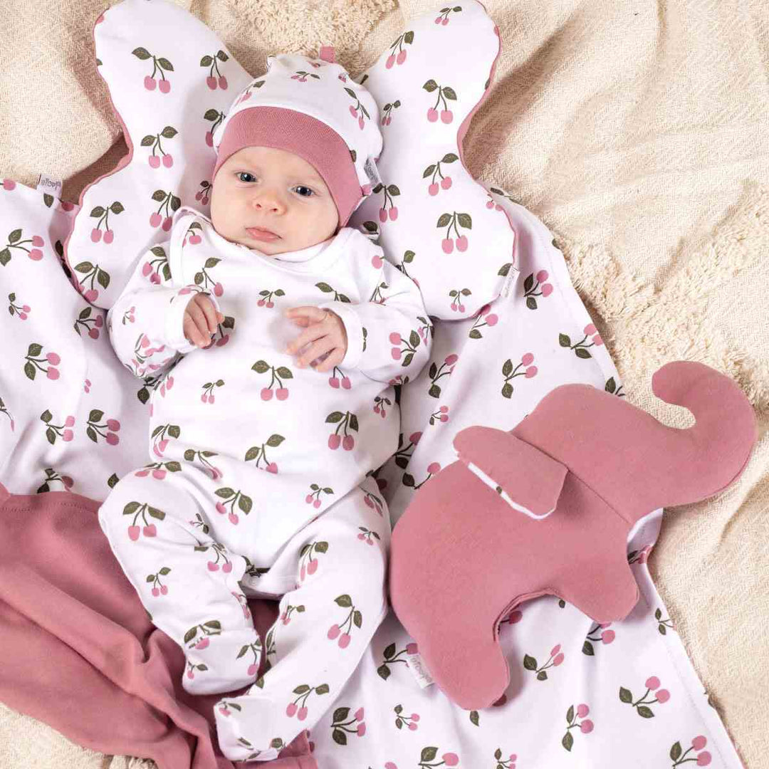 Katoenen babymutsje Nicol Emily, maat 74 (6-9 mnd)