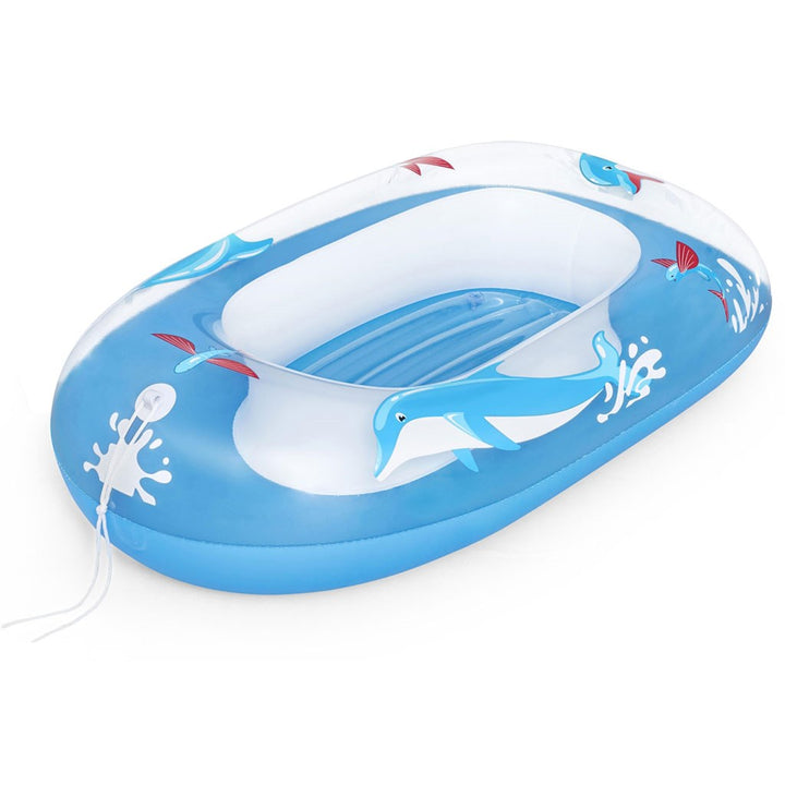 Bestway opblaasbare boot voor kinderen 102x69 cm blauw