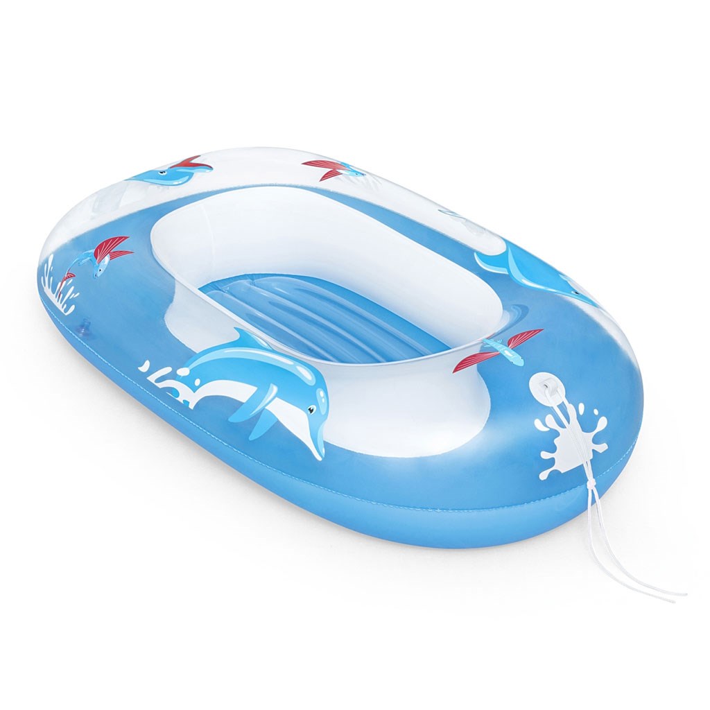 Bestway opblaasbare boot voor kinderen 102x69 cm blauw
