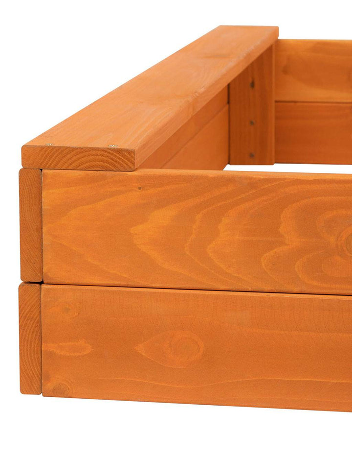 Houten kinderzandbak met bankjes Baby Mix 120x120 cm