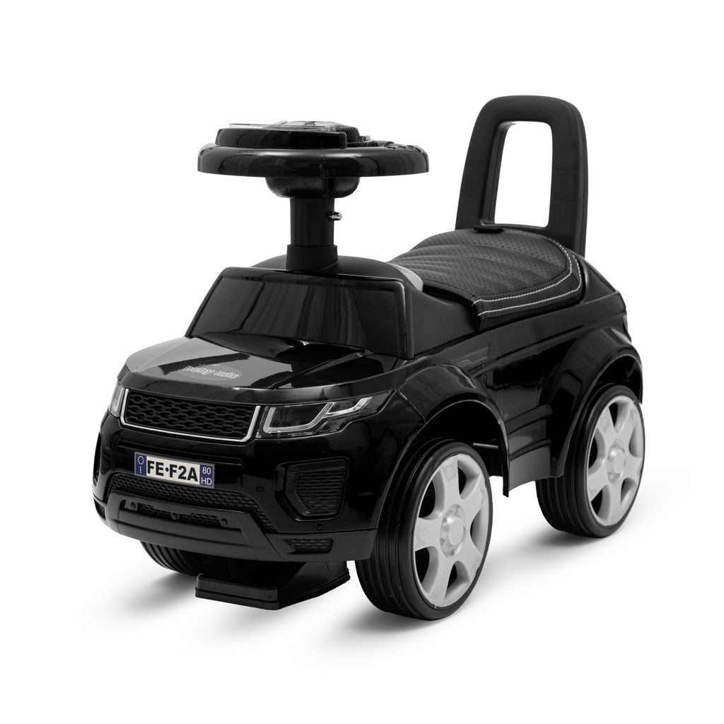 Baby Mix Prime SUV loopfiets zwart leer
