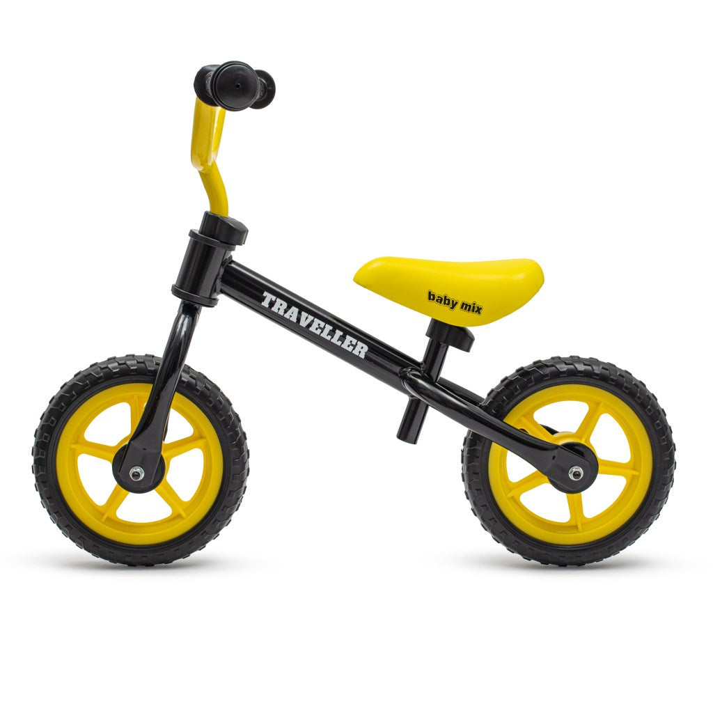 Kinderloopfiets Baby Mix Traveller zwart