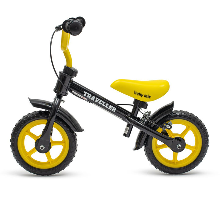 Kinderloopfiets met rem Baby Mix Traveller zwart