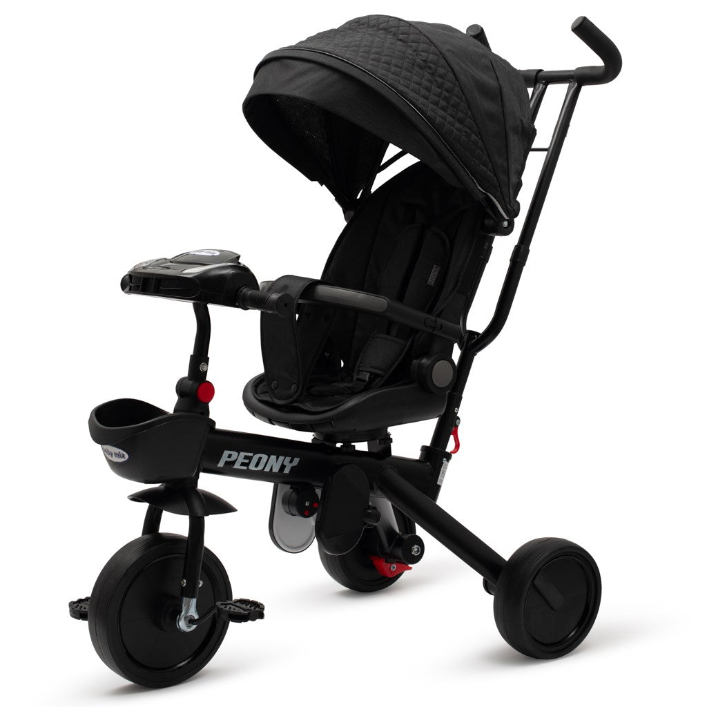 Baby Mix Peony EVA zwart kinderdriewieler