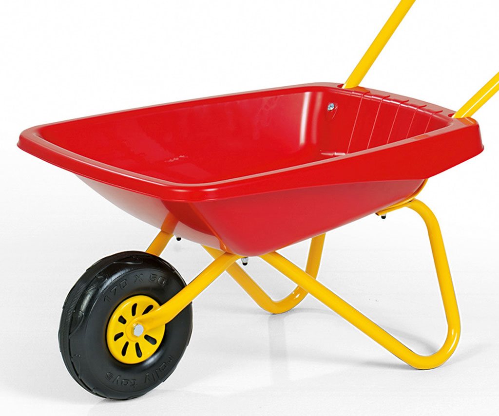 Kunststof kindertuinkruiwagen Milly Mally Rolly Toys rood