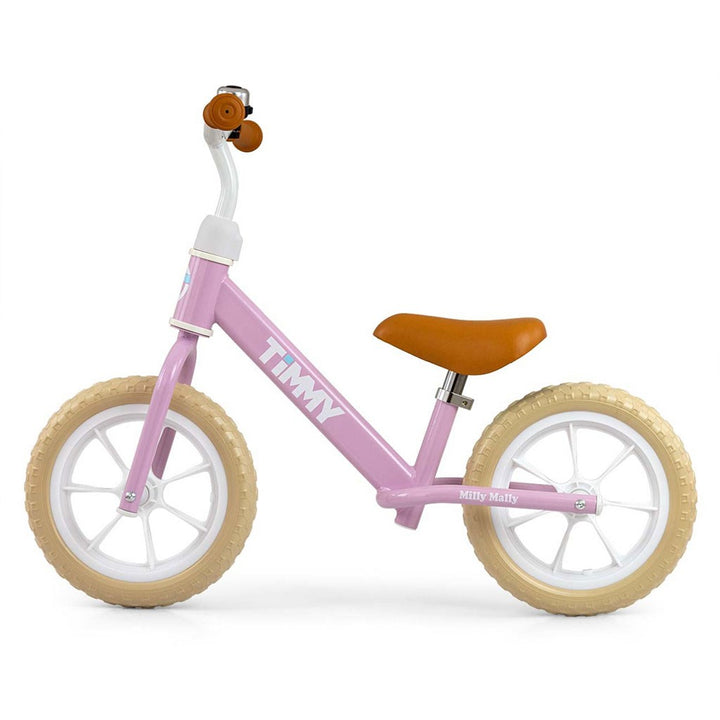 Milly Mally Timmy kinderloopfiets roze