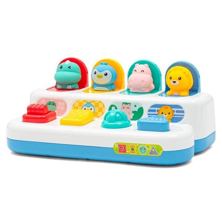 Interactief speelgoed - opduikende vensters met dieren Kiekeboe Baby Mix