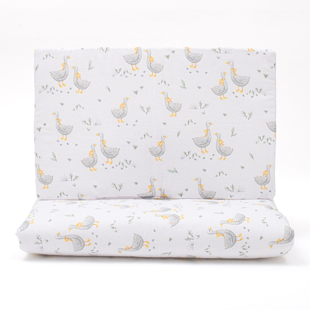 Katoenen beddengoedset met vulling New Baby Gans 90x120 cm