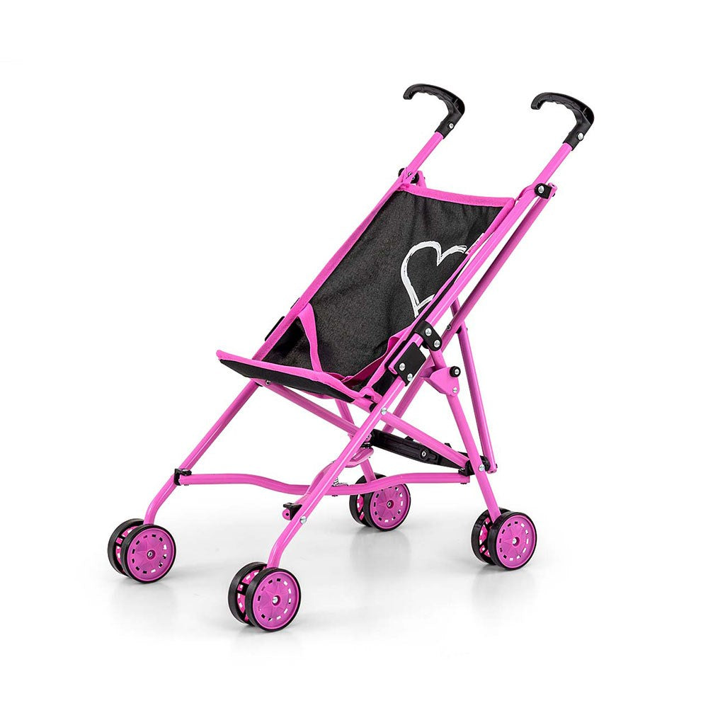 Milly Mally Julia Prestige zwarte poppenbuggy