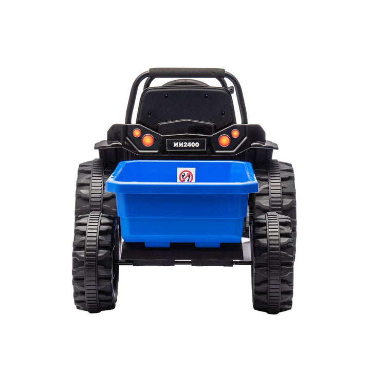 Elektrische tractor met aanhanger Milly Mally Farmer blauw