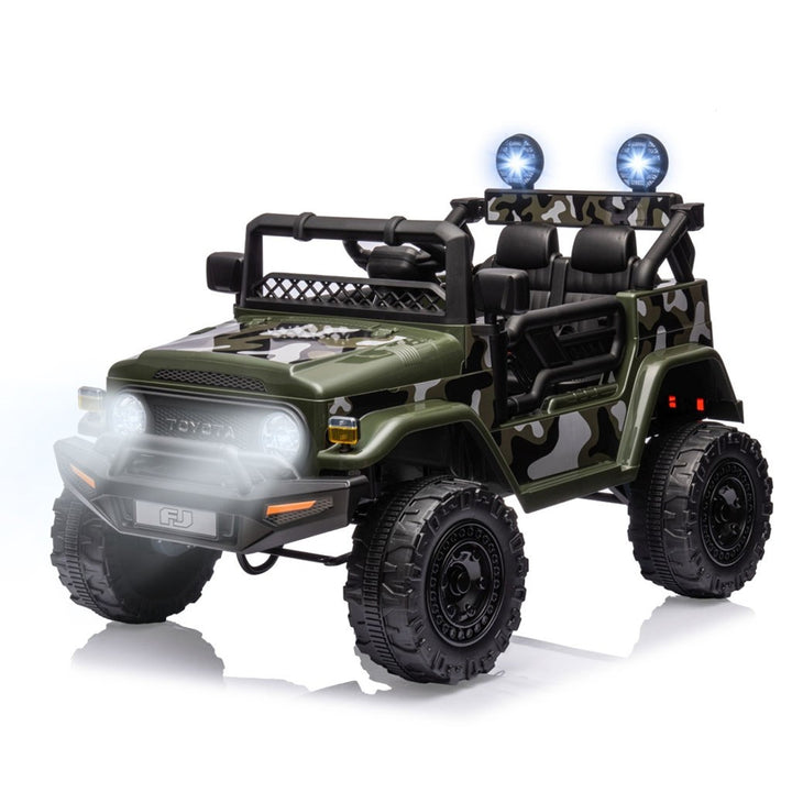 Elektrische kinderauto Milly Mally Toyota FJ Cruiser legergroen