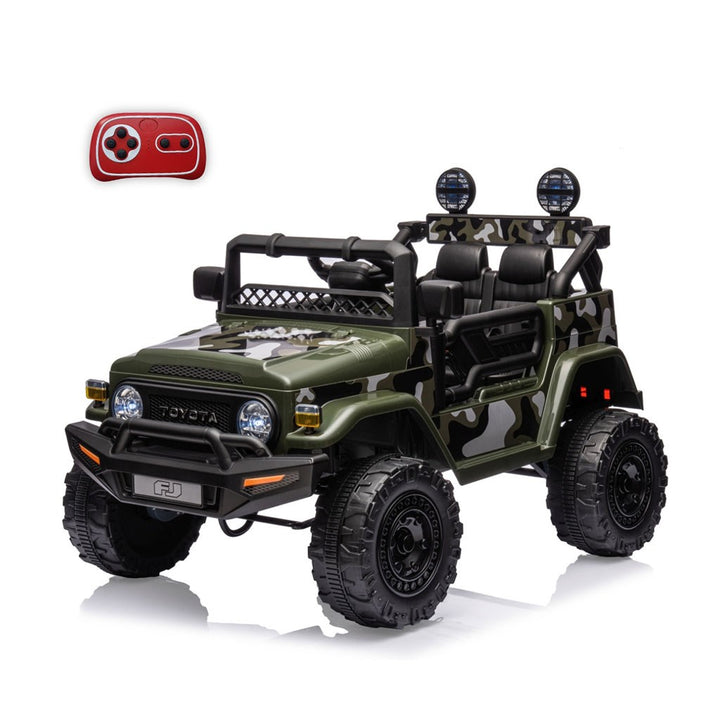 Elektrische kinderauto Milly Mally Toyota FJ Cruiser legergroen