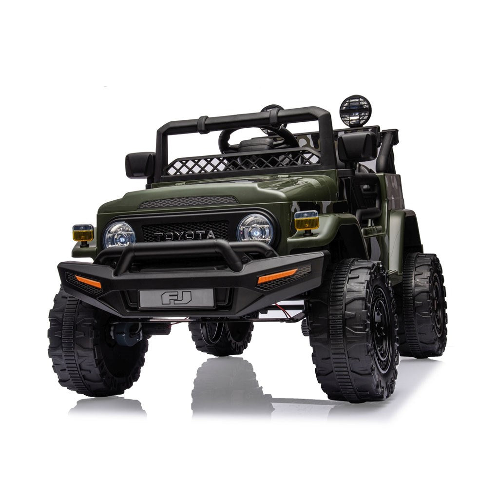 Elektrische kinderauto Milly Mally Toyota FJ Cruiser legergroen