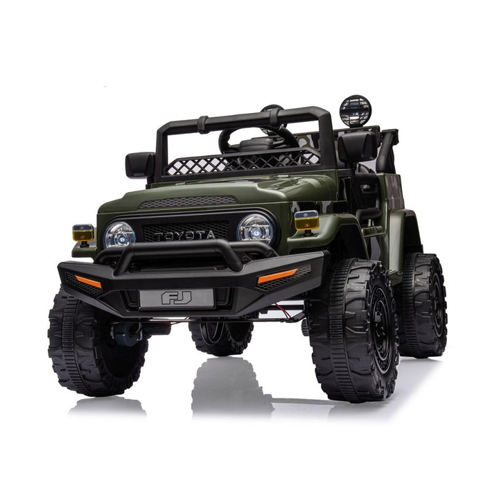 Elektrische kinderauto Milly Mally Toyota FJ Cruiser legergroen