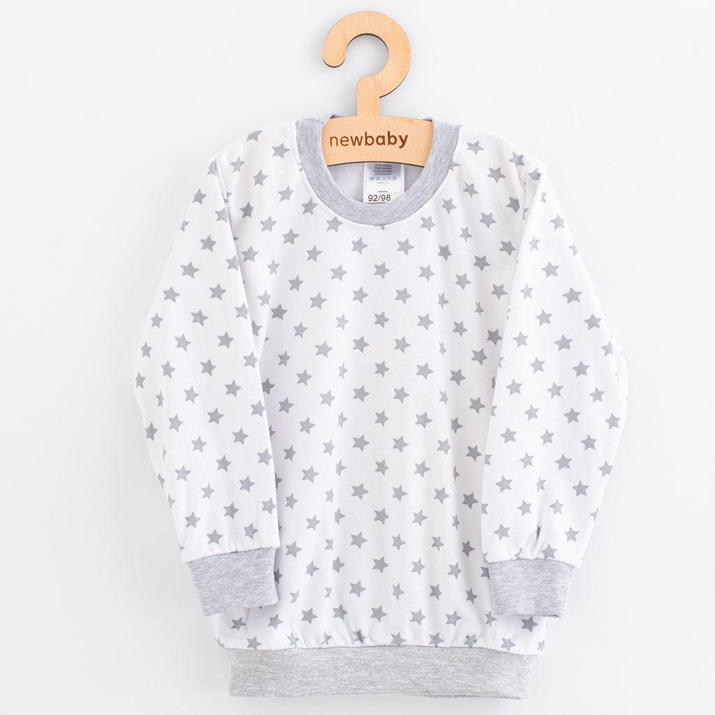 Katoenen kinderpyjama New Baby sterren