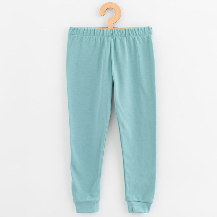 Katoenen kinderpyjama New Baby ijsblauw dino