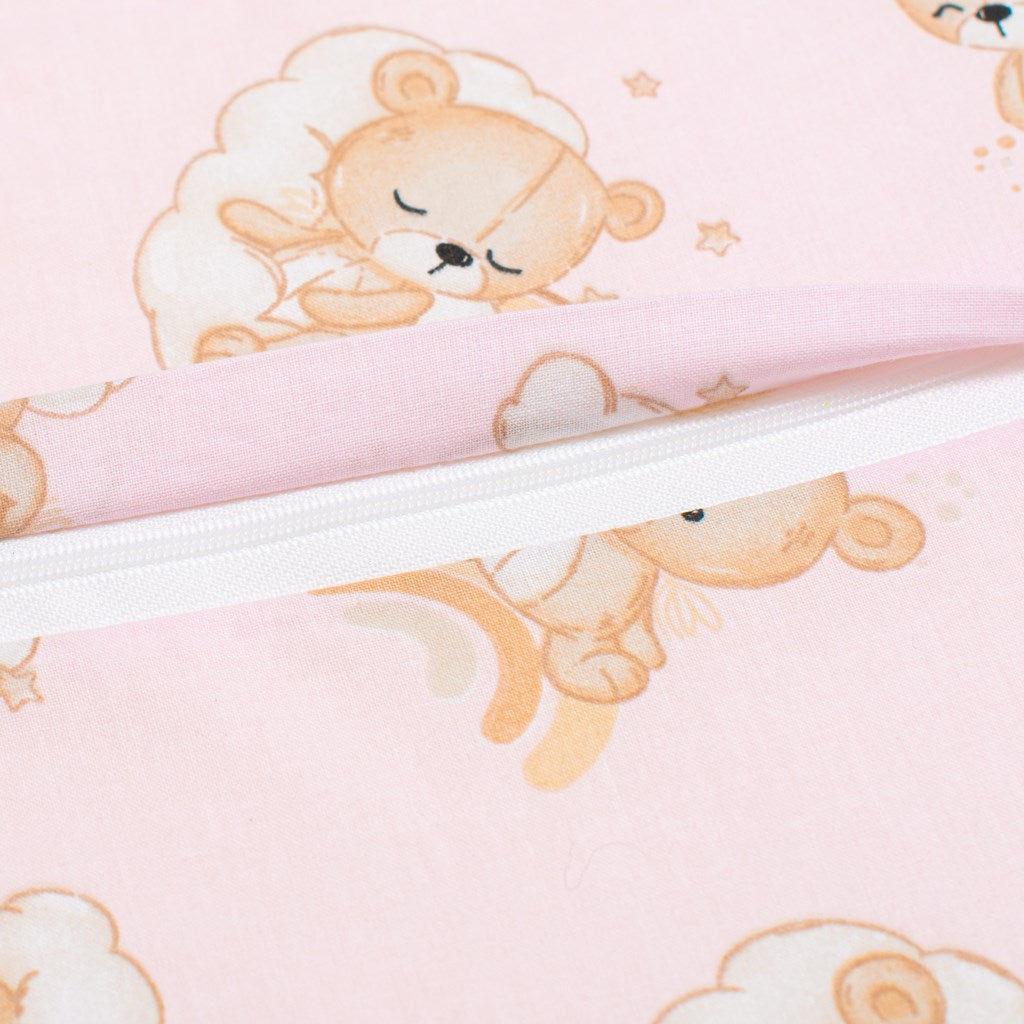 Zitkussen voor kinderstoel New Baby BASIC Beer roze