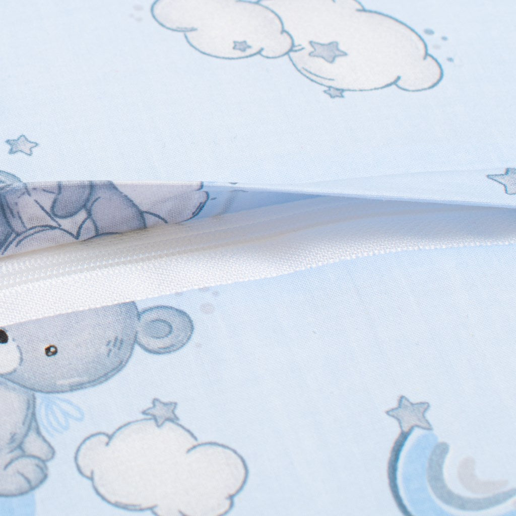 Zitkussen voor kinderstoel New Baby BASIC Beer blauw