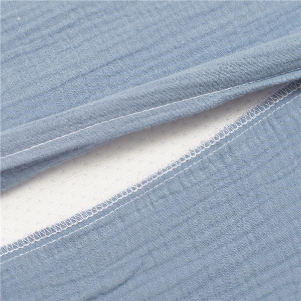 Mousseline kussensloop voor kinderwagen New Baby STANDARD 30x37 cm blauw