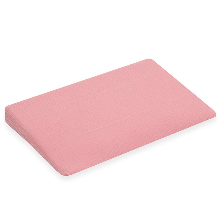 Mousseline kussensloop voor bed New Baby STANDARD 59x37 cm roze