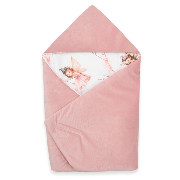Gevoerde inbakerdeken voor autostoeltje New Baby roze