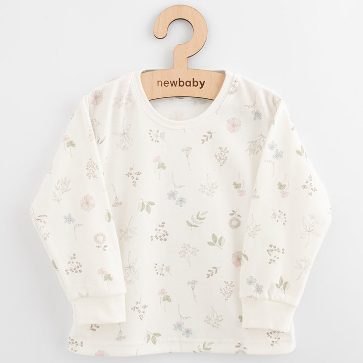 Katoenen kinder-T-shirt met lange mouwen New Baby Kindergarten bloemen