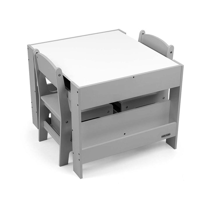 Milly Mally meubelset - tafel en twee stoelen Sven grijs