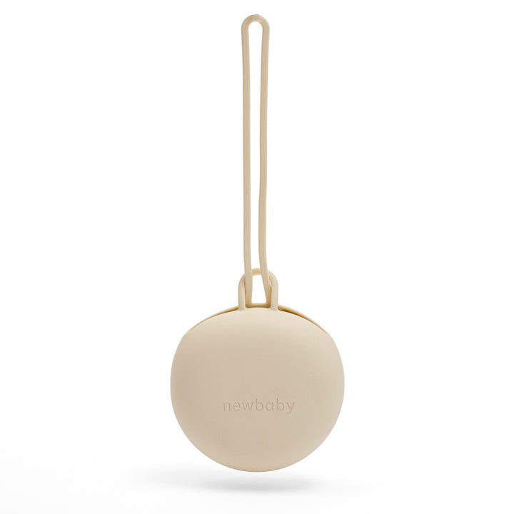 New Baby siliconen speendoosje beige