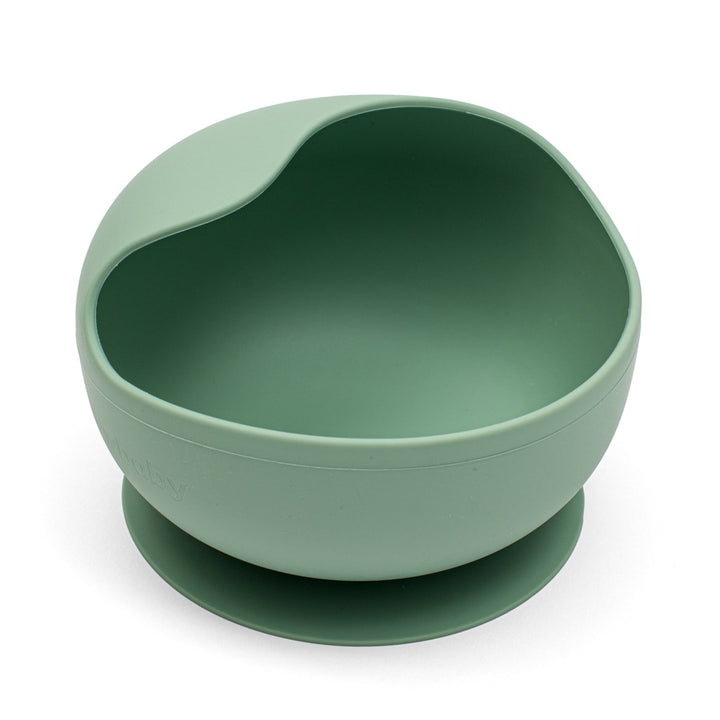 Siliconen babykom met zuignap New Baby groen