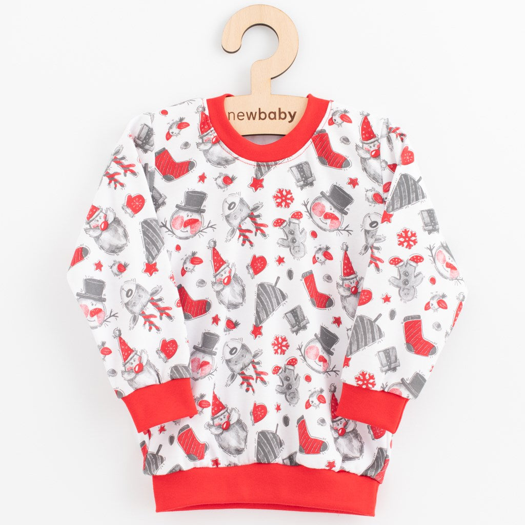 Katoenen kinderpyjama New Baby kerst