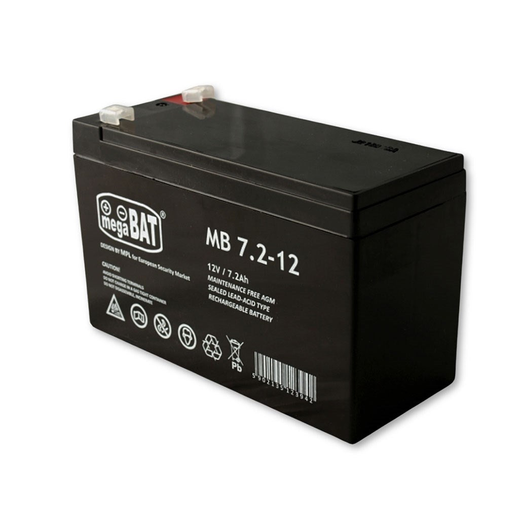 Gelaccu VRLA MB 7,2-12 MB 7.2-12 onderhoudsvrij