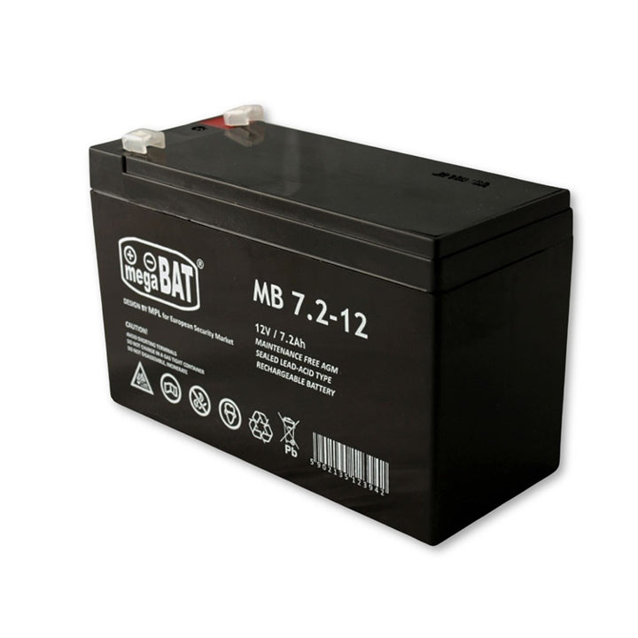 Gelaccu VRLA MB 7,2-12 MB 7.2-12 onderhoudsvrij
