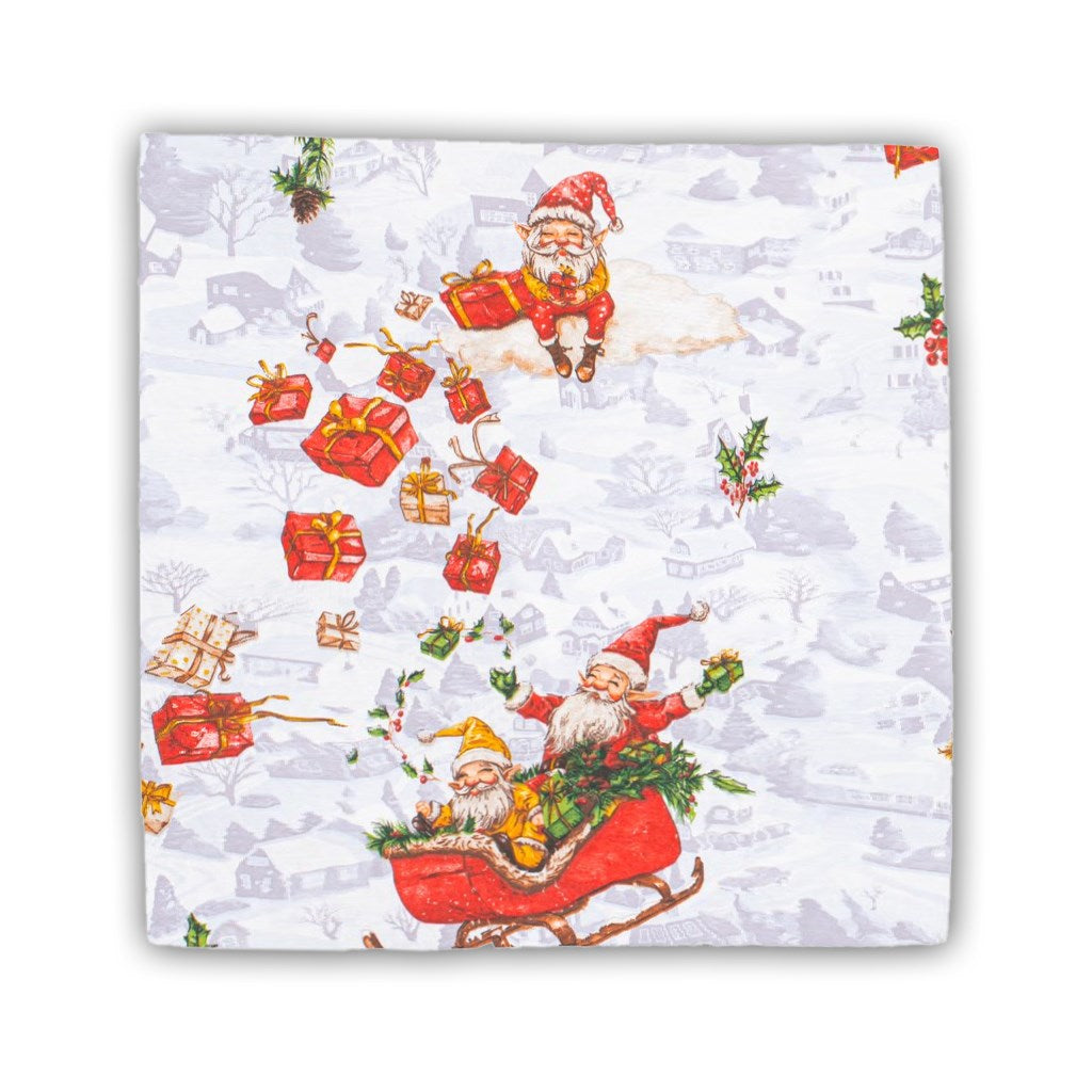 Katoenen kussensloop New Baby Kerst - 40x40