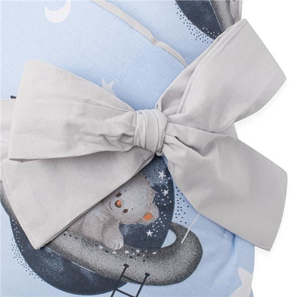 Dubbelzijdige inbakerdoek New Baby Teddybeer in de ruimte 80x80 cm – detailfoto 2